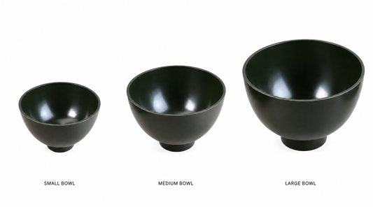 Alginate FlowBowl Mixing Bowl sizes