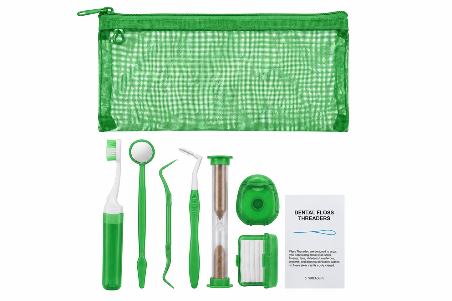 Orthodontic Care Kit with Mesh Bag