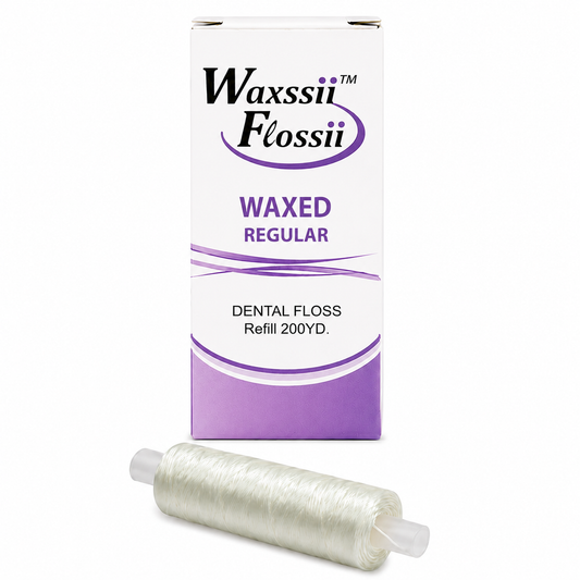 Dental Floss Refill 200 yards waxed regular