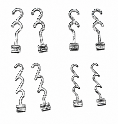Cruved Crimpable Hook (10pc/pck)