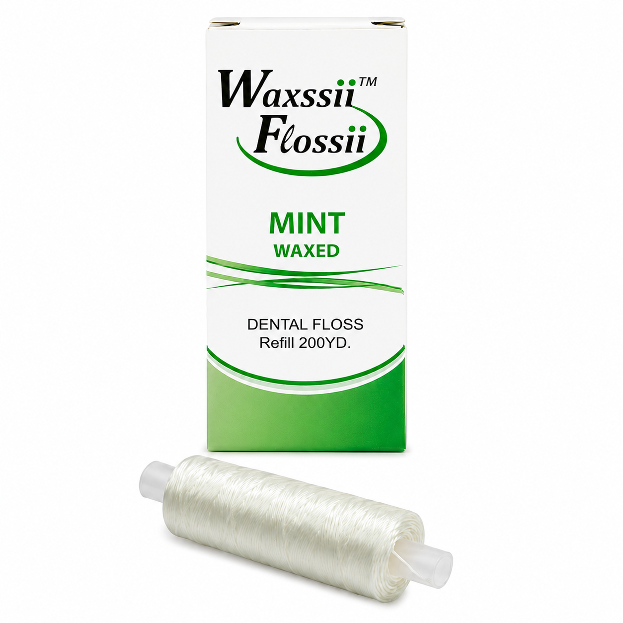 Dental Floss Refill 200 yards mint