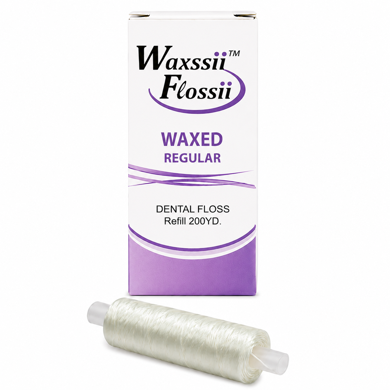 Dental Floss Refill 200 yards waxed regular