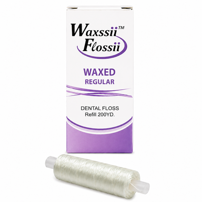 Dental Floss Refill 200 yards waxed regular