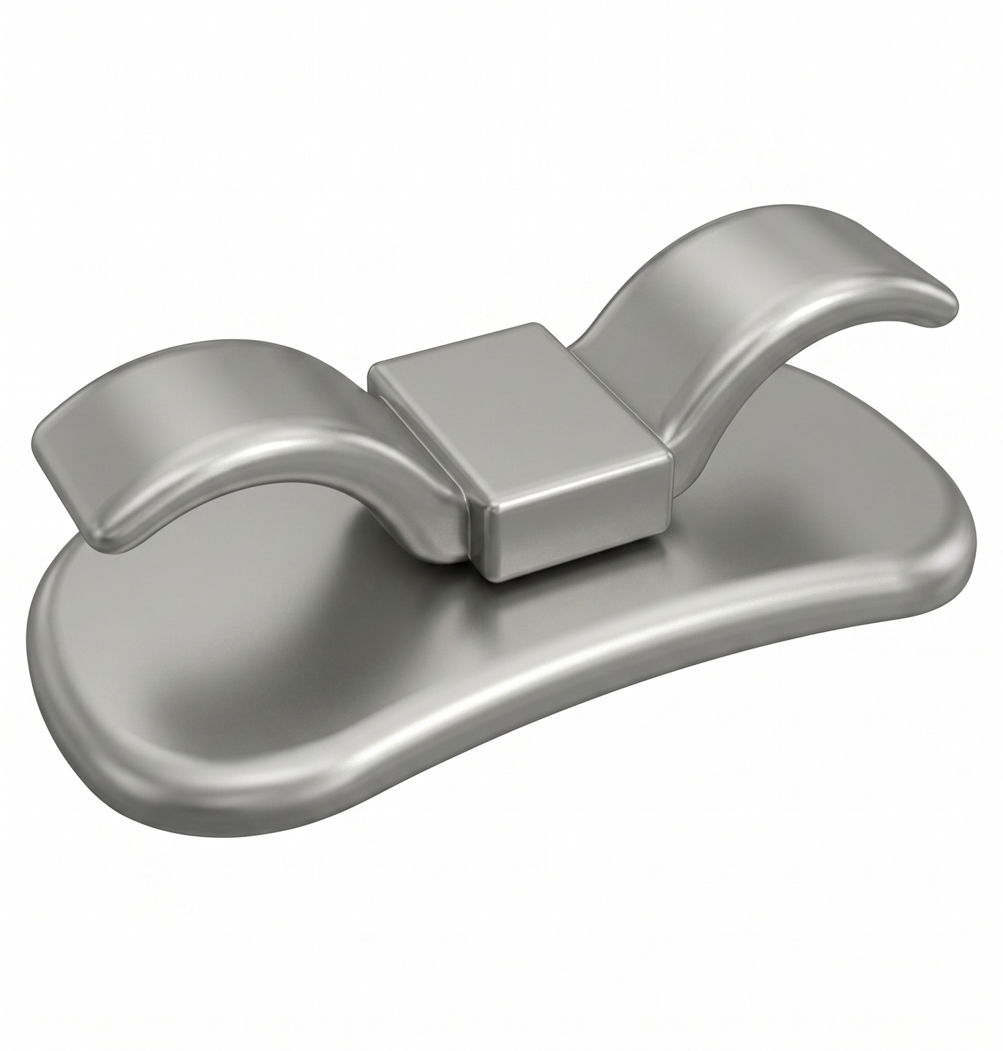elleptical base lingual cleats  on a white background