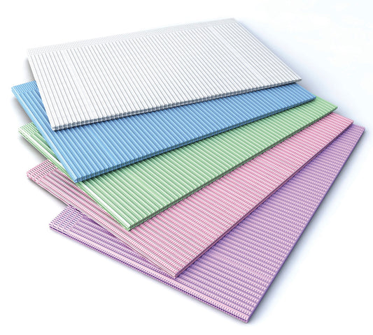 Patient Bibs Ply Paper + Poly backed 13 x 18 (500pcs/case)