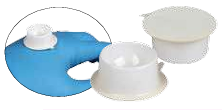 Sticky Dappen Dishes White (100pcs/bg)