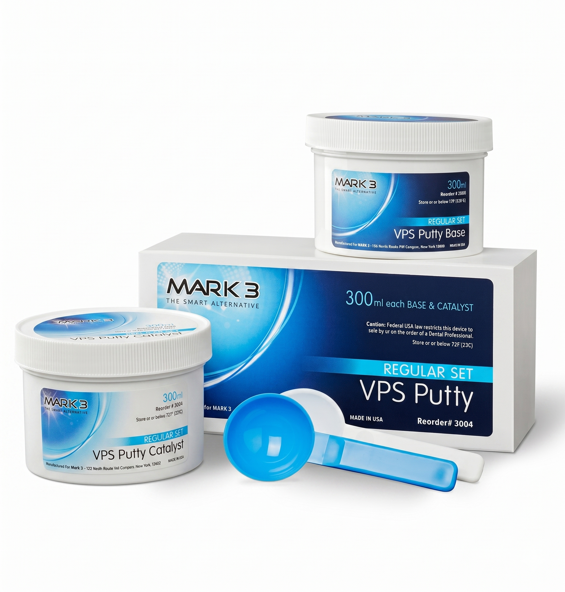 VPSPuttyVinylPolysiloxaneBase_CatalystRegularSet
